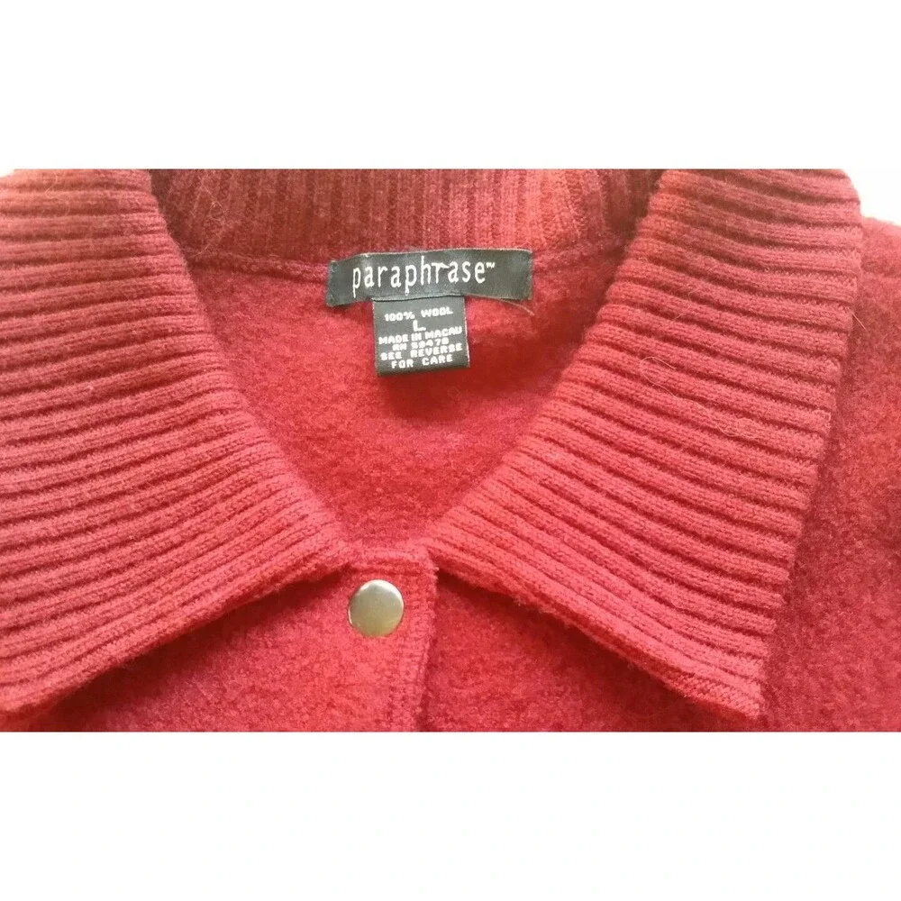 PARAPHRASE WOMEN'S 100% Wool  JACKET  Size L
